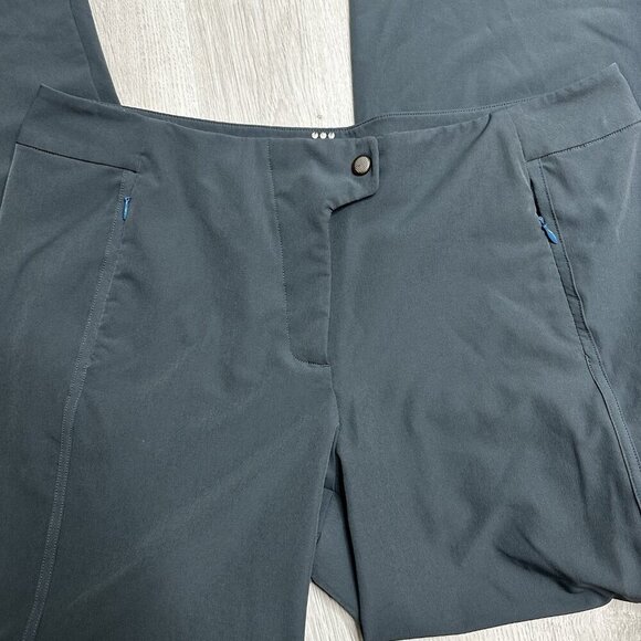 Title Nine Genie Pants Cargo Hiking Outdoor Camping Women 14 Soft Shell Gray - Picture 5 of 12